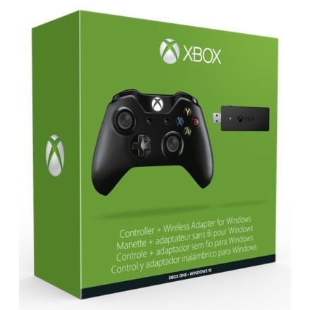 Microsoft XBOX One Wireless Controller + Wireless Adapter for Windows