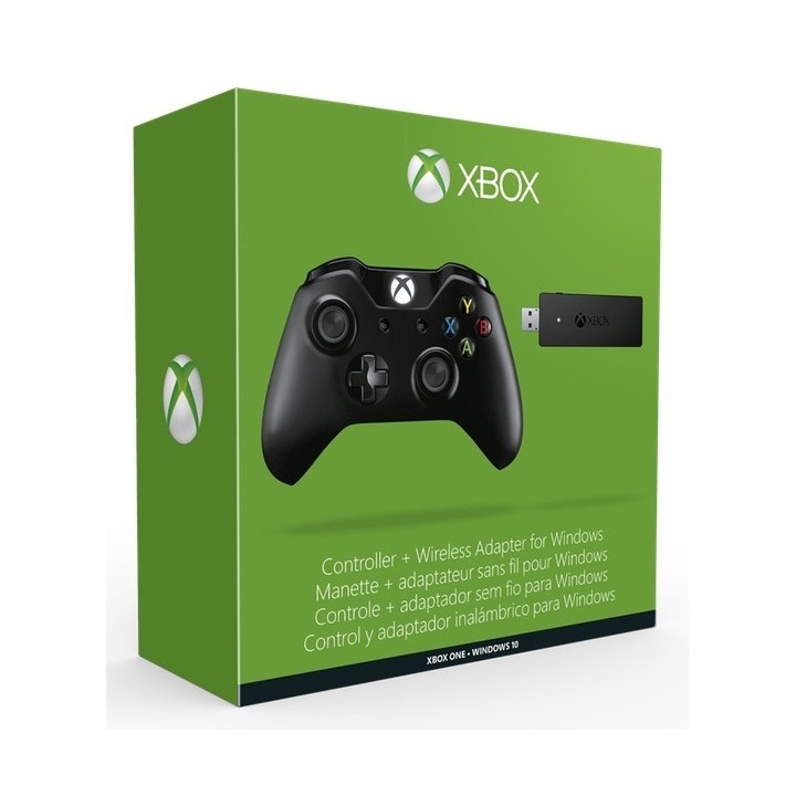 Microsoft XBOX One Wireless Controller + Wireless Adapter for Windows