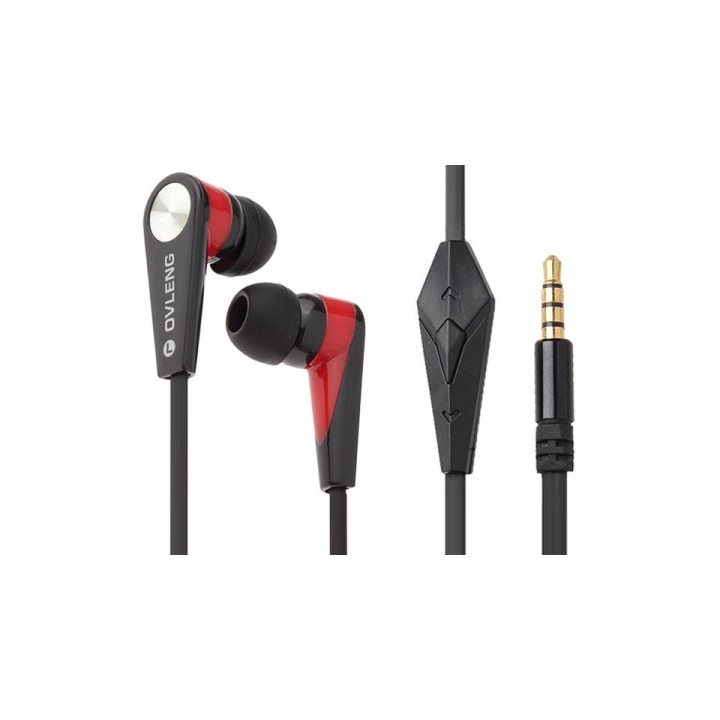 Ovleng Ακουστικά IP730 με Μικρόφωνο Ovleng IP730 for smartphone with a microphone, Audio, Black 
