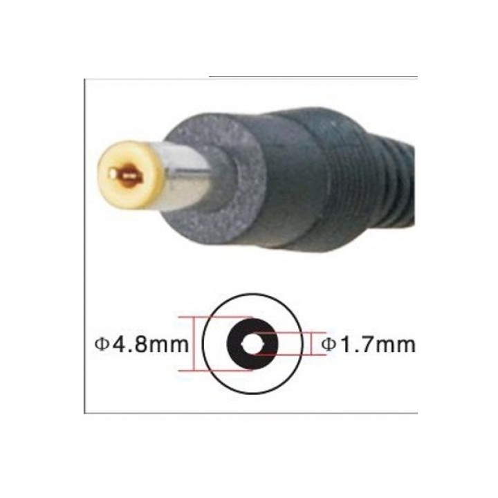 Φορτιστής laptop DeTech for HP 90W 18.5V/4.9A ￠4.8*￠1.7 Bullet