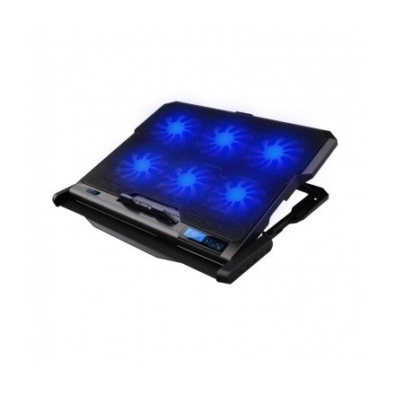 OMEGA LAPTOP COOLER PAD COOLWAVE 6X FAN BLACK