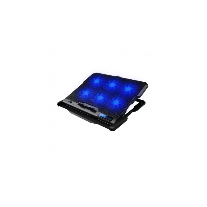 OMEGA LAPTOP COOLER PAD COOLWAVE 6X FAN BLACK