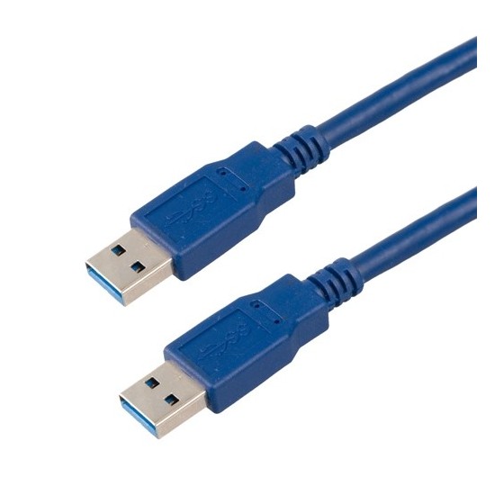 Καλώδιο DeTech USB M / USB M 3.0 1.5m, Blue 