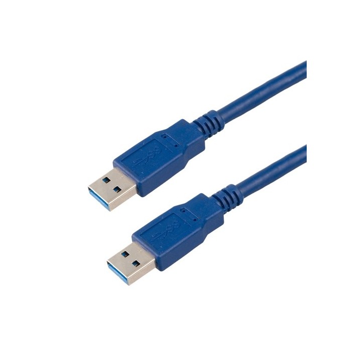 Καλώδιο DeTech USB M / USB M 3.0 1.5m, Blue 