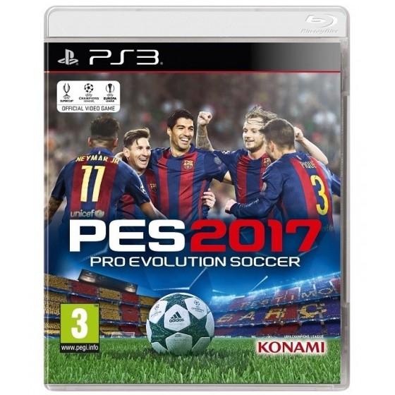 Pro Evolution Soccer 2017 με Ελληνική Εκφώνηση (PS3)Used-Μεταχειρισμένο