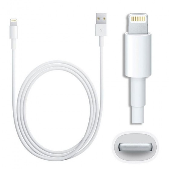 Charging Cable Element for iPhone 5 1m IP-05 Καλώδιο φόρτισης και συγχρονισμό για το Iphone 5 Λευκό