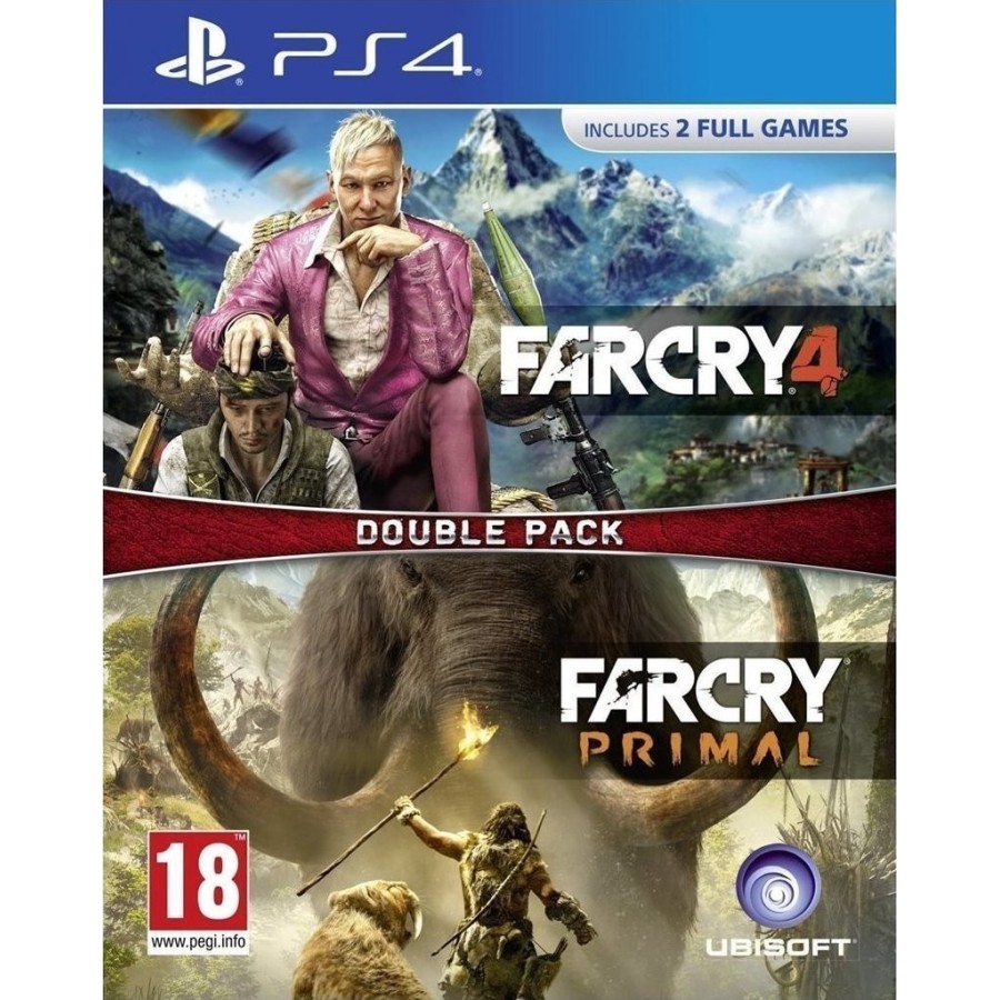 Far Cry 4 & Far Cry Primal (Double Pack) (PS4 GAMES)