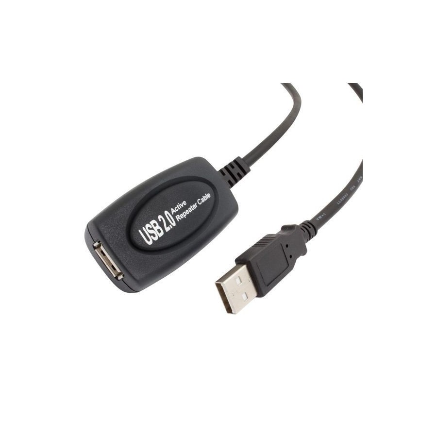USB Προέκταση Cable 10M Α/Μ -A/F με ενίσχυση 10 μέτρα