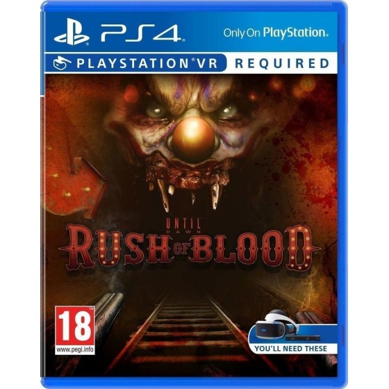 Until Dawn Rush of Blood VR PS4 GAMES