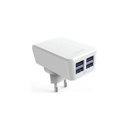 Network charger Ldnio DL-AC62, 5V/4.2A, with 4 USB port, Universal 