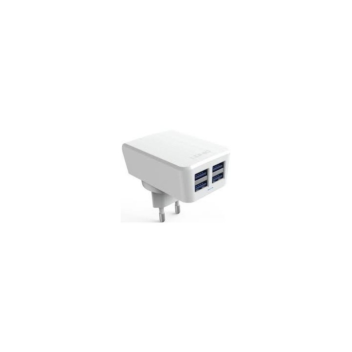 Network charger Ldnio DL-AC62, 5V/4.2A, with 4 USB port, Universal 