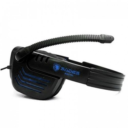SADES Gaming headset (Chopper) με 40mm πανίσχυρα ακουστικά - BLUE