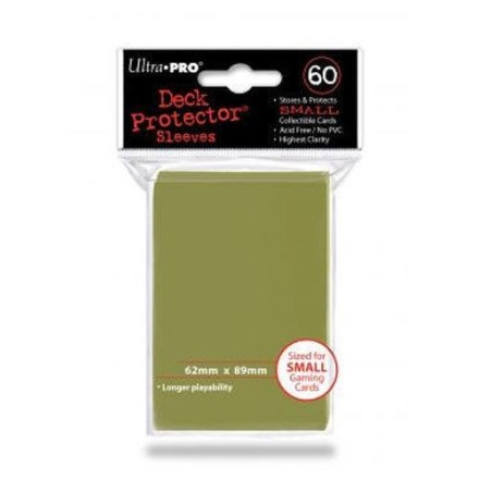 Metallic Gold Small Deck Protectors θήκες προστατευτικές 60τμ χρώμα χρυσό mat