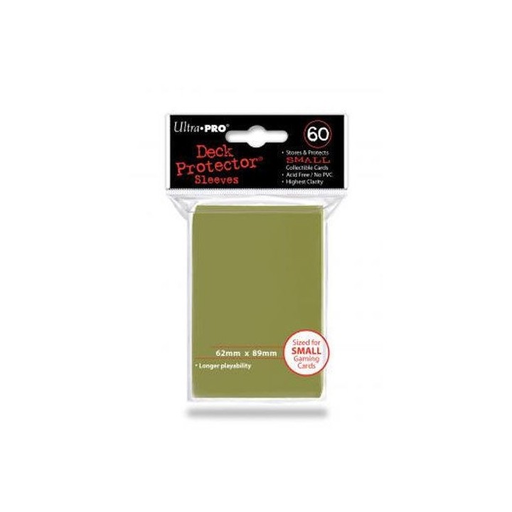 Metallic Gold Small Deck Protectors θήκες προστατευτικές 60τμ χρώμα χρυσό mat