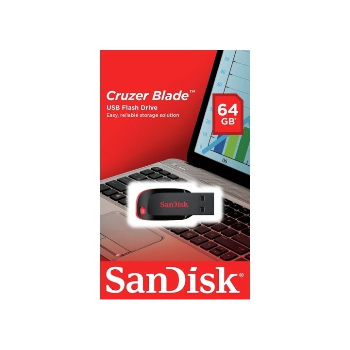 SanDisk Cruzer Blade 64GB SDCZ50-064G-B35