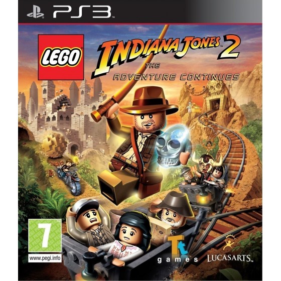 PS3 GAME - LEGO INDIANA JONES 2 THE ADVENTURES CONTINUES Used-Μεταχειρισμένο