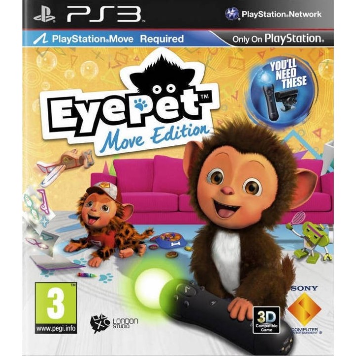 EYEPET -MOVE- EDITION PS3 GAMES Used-Μεταχειρισμένο