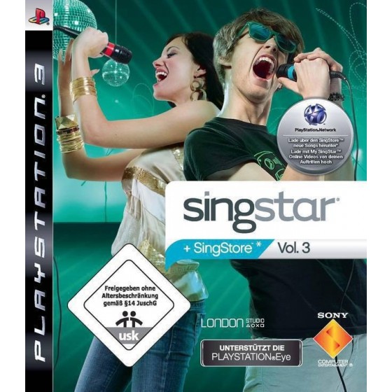 SingStar Vol. 3 PS3 GAMES Used-Μεταχειρισμένο