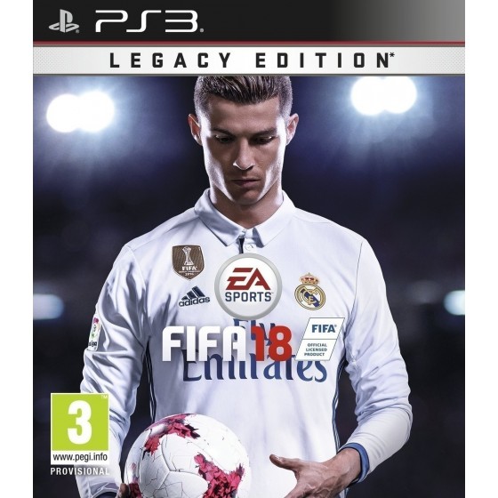 FIFA 18 Legacy Edition Game PS3 GAMES Used-Μεταχειρισμένο