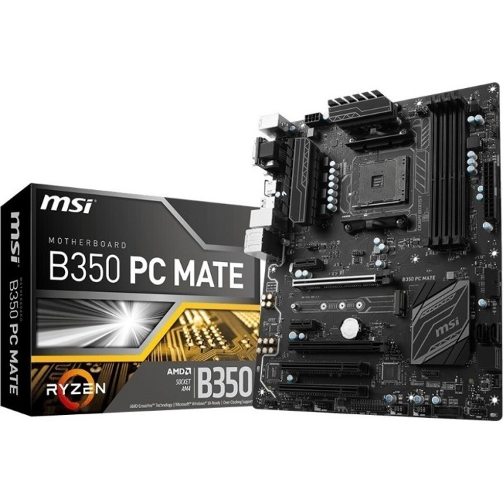 MSI B350 PC Mate Socket AM4
