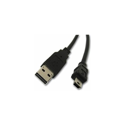 ΚΑΛΩΔΙΟ USB 2.0 σε mini USB, ΤΥΠΟΥ AM, Α-Β 5pin 2m 2 μέτρα κατάλληλο για σύνδεση συσκευών και χειριστήρια