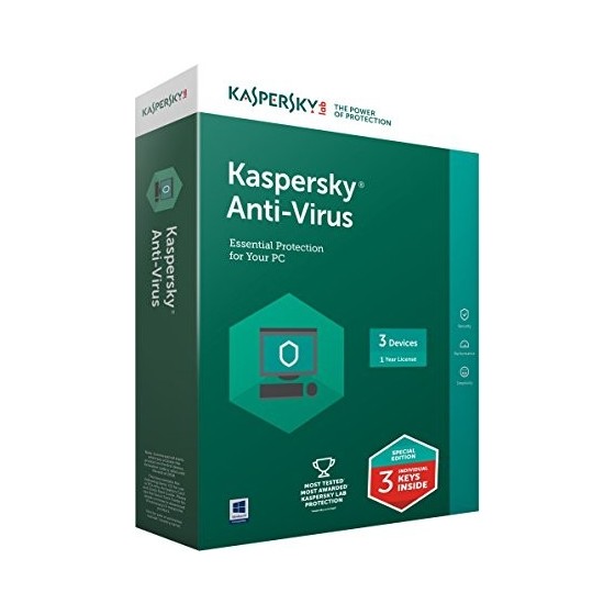 Kaspersky Antivirus ΕΛΛΗΝΙΚΟ (3 ΑΔΕΙΕΣ, 1 ΕΤΟΣ) 1 έτος