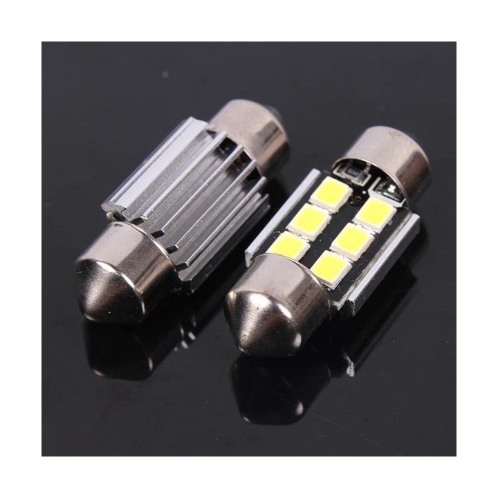 2 τεμάχια, 31mm LED Festoon (C5W) Φώτα πινακίδας/ πλαφονιέρας CANBUS