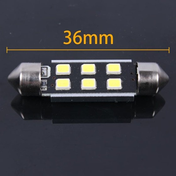 2 τεμάχια, 36mm LED Festoon (C5W) Φώτα πινακίδας/ πλαφονιέρας CANBUS