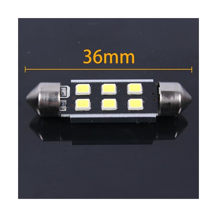 2 τεμάχια, 36mm LED Festoon (C5W) Φώτα πινακίδας/ πλαφονιέρας CANBUS