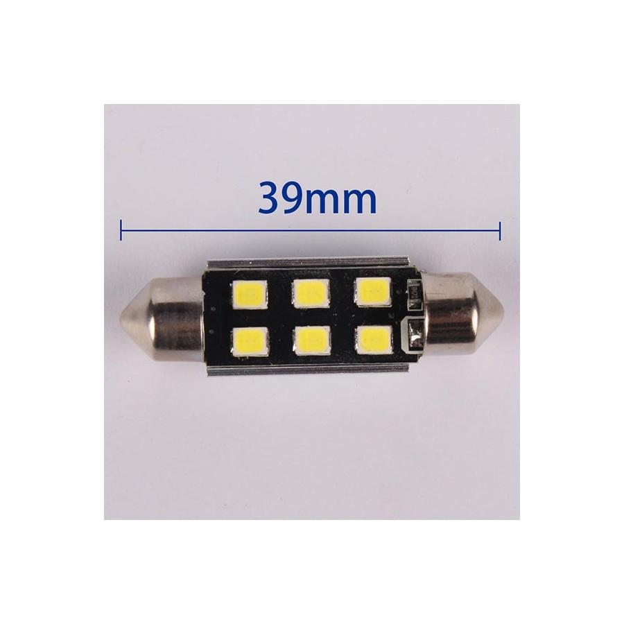 2 τεμάχια, 39mm LED Festoon (C5W) Φώτα πινακίδας/ πλαφονιέρας CANBUS