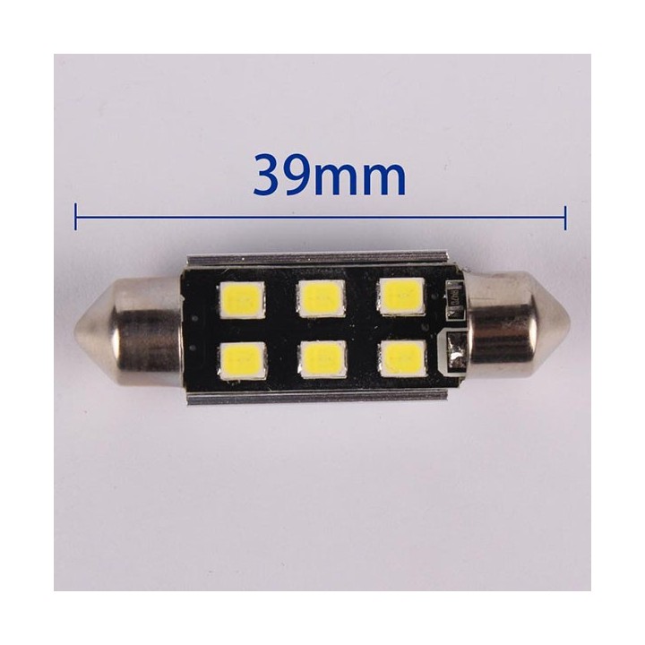 2 τεμάχια, 39mm LED Festoon (C5W) Φώτα πινακίδας/ πλαφονιέρας CANBUS