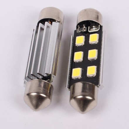 2 τεμάχια, 41mm LED Festoon (C10W) Φώτα πινακίδας/ πλαφονιέρας CANBUS