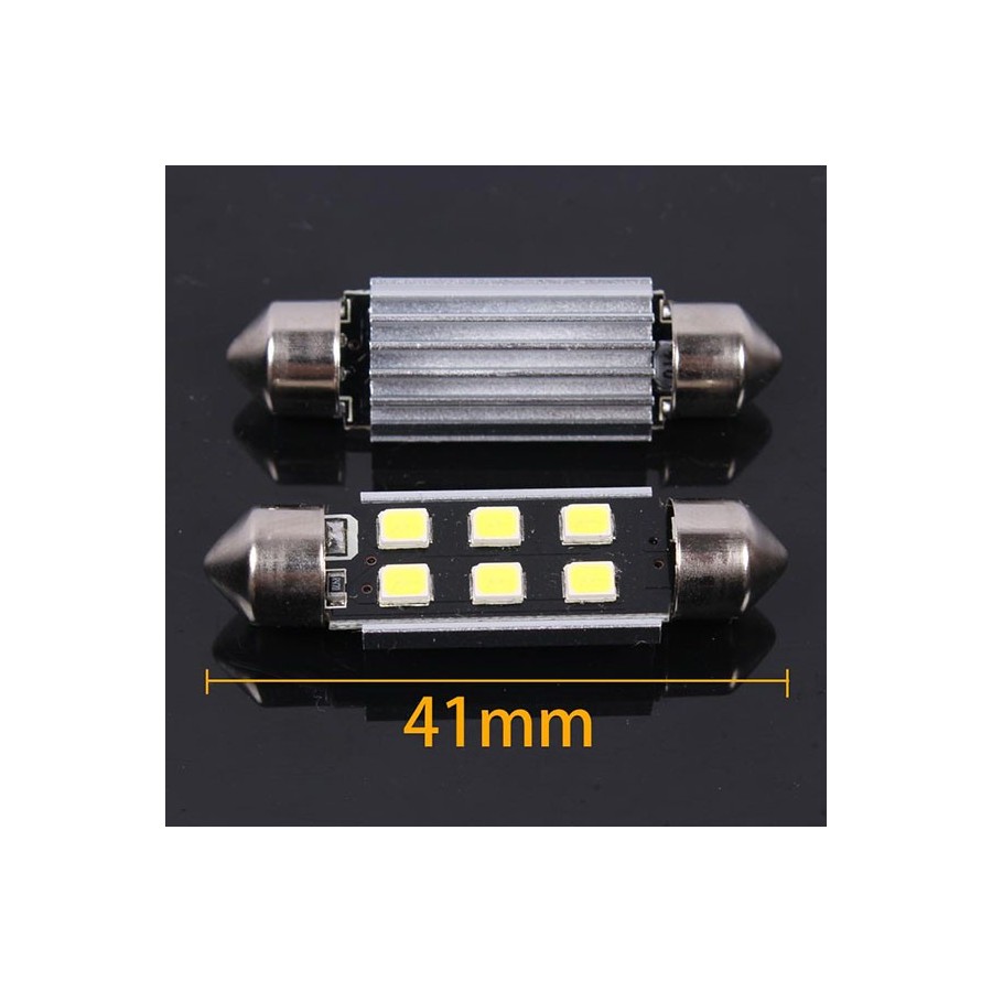 2 τεμάχια, 41mm LED Festoon (C10W) Φώτα πινακίδας/ πλαφονιέρας CANBUS