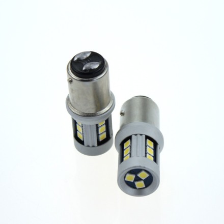 2 τεμάχια, BA15s LED (P21W) φώτα όπισθεν / φρένων CANBUS SMD 3030