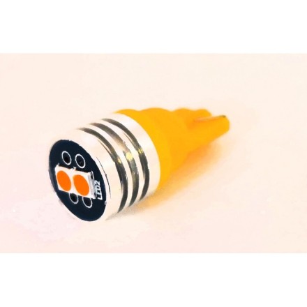 2 τεμάχια, Τ10 LED (WY5W) Φώτα φλας CANBUS SMD3030 ΚΙΤΡΙΝΟ