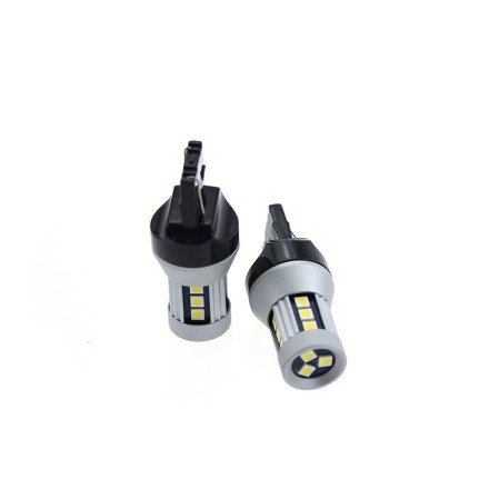 2 τεμάχια, Τ20s LED (W21W) φώτα όπισθεν / φρένων CANBUS SMD 3030