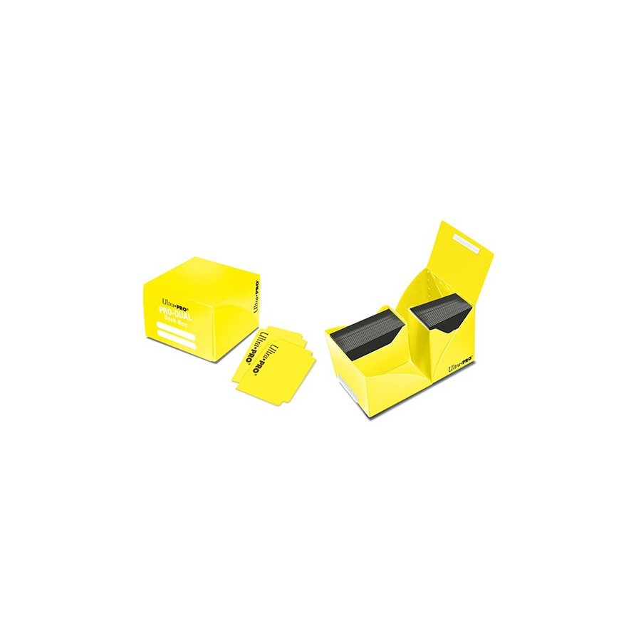 YELLOW SMALL PRO-DUAL DECK ΒΟΧ Ειδικό deck box με δύο θέσεις για κάρτες