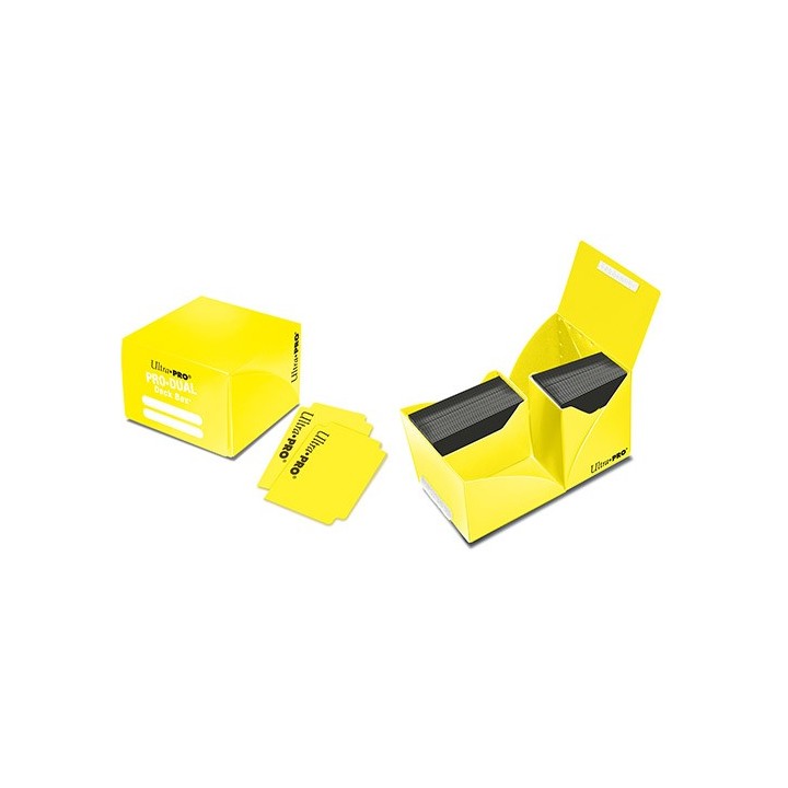 YELLOW SMALL PRO-DUAL DECK ΒΟΧ Ειδικό deck box με δύο θέσεις για κάρτες