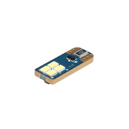 2 τεμάχια, Τ10 LED (W5W) Φώτα θέσης CANBUS 4SMD3623 GOLD