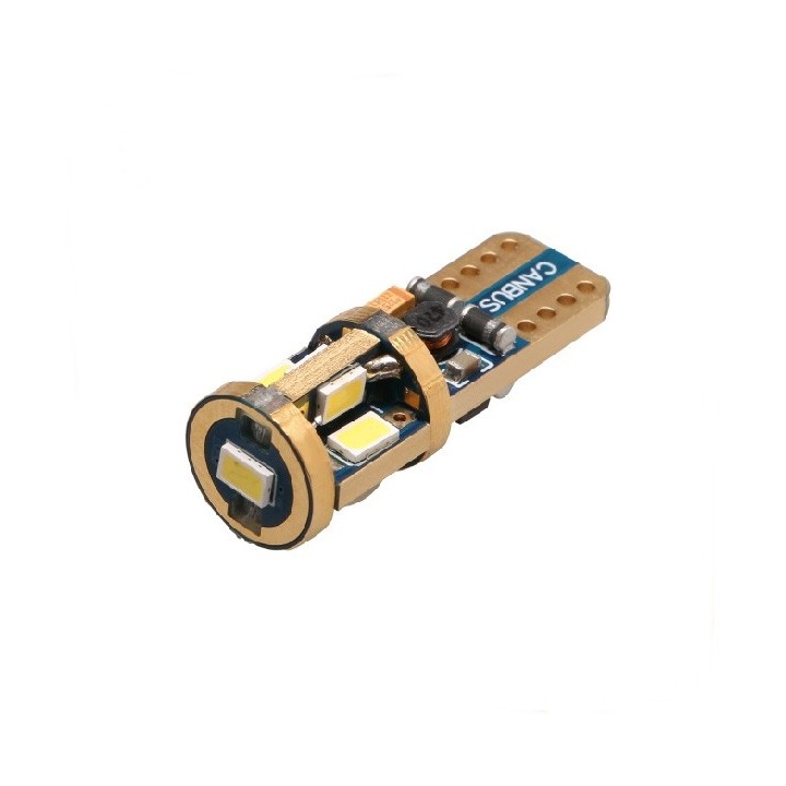 2 τεμάχια, Τ10 LED (W5W) Φώτα θέσης CANBUS 9SMD3623 GOLD