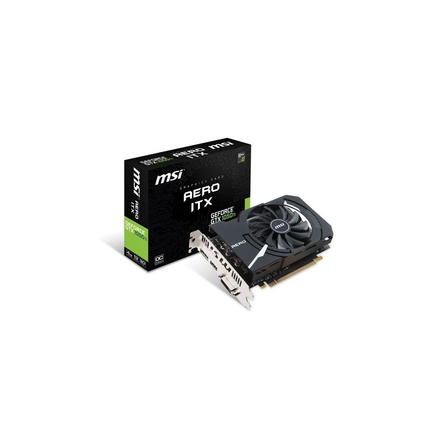 Κάρτα γραφικών MSI GeForce GTX 1050 TI Aero ITX 4G OCV1, PCIe 3,0 x16