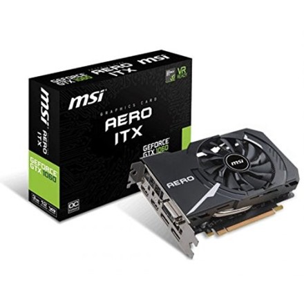Κάρτα γραφικών MSI GeForce GTX 1060 AERO ITX 3G OC 3 GB PCIe 3,0 x 16