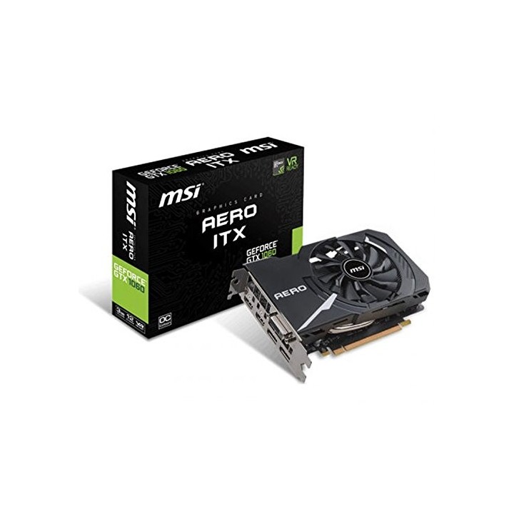 Κάρτα γραφικών MSI GeForce GTX 1060 AERO ITX 3G OC 3 GB PCIe 3,0 x 16
