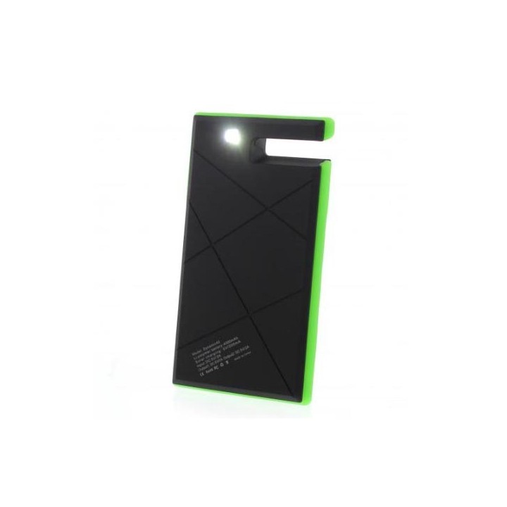 Φορητός Ηλιακός Φορτιστής & Power Bank 4000mA Solar micro USB καλώδιο WELL