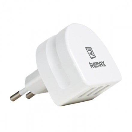 Φορτιστής δικτύου, Remax Moon RP-U31, 5V/3.1A, 3 x USB, άσπρο