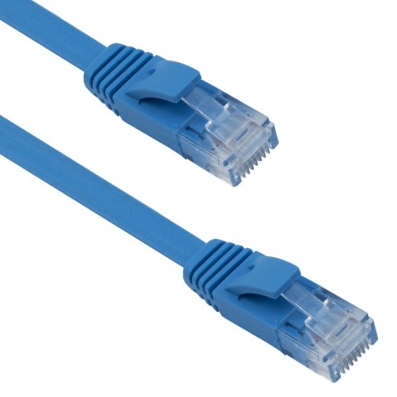 Καλώδιο Δικτύου CAT6, 1.5m, DeTech, Πλακέ