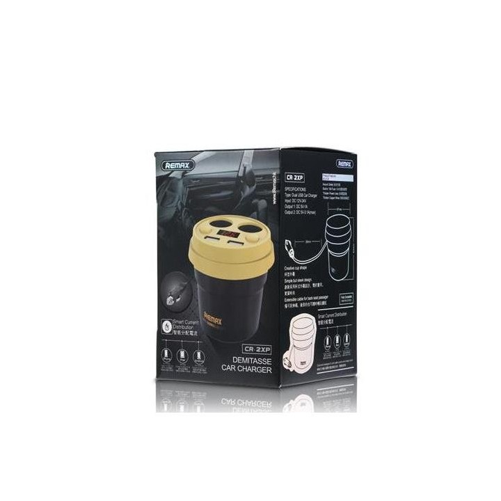 Remax CR-2XP Car Charger - Μαύρο