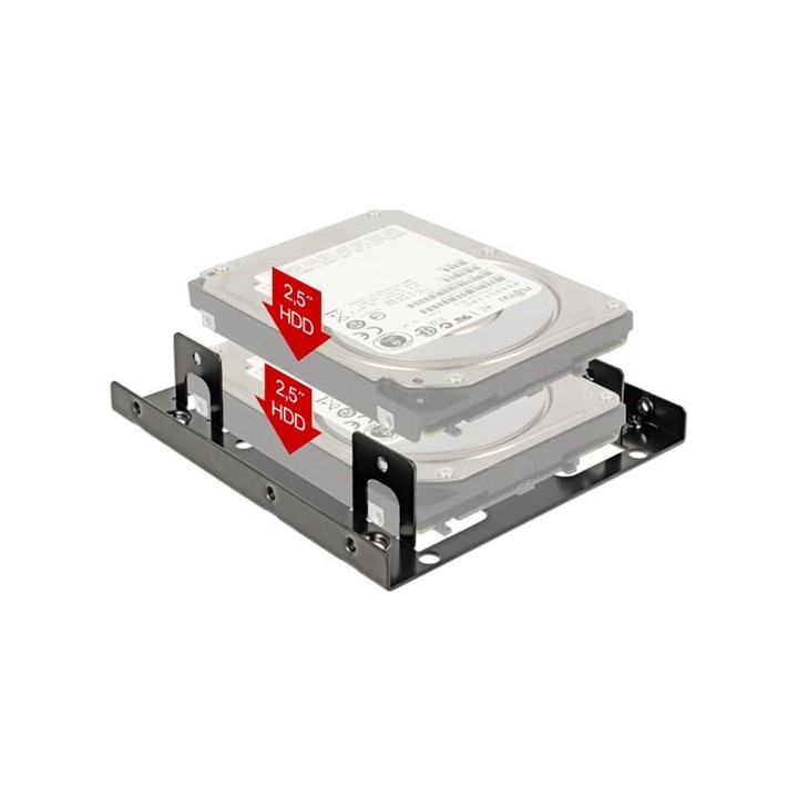 BRACKET 2,5' TO 3,5' FOR SSD/HDD Πλαίσιο για σκληρούς δίσκους HDD / SSD. 