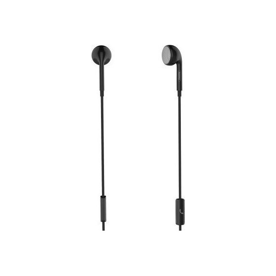 Ακουστικά με μικρόφωνο Earphone Remax Single Black RM-101