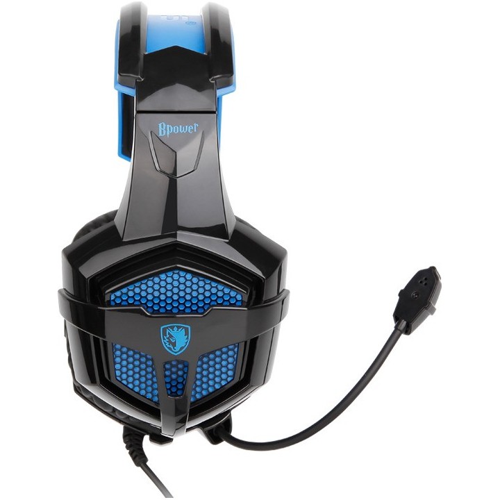 SADES BPOWER GAMING HEADSET BLACK/BLUE connecting to Laptop / PS4 / XBOX ONE / Mobile Devices.